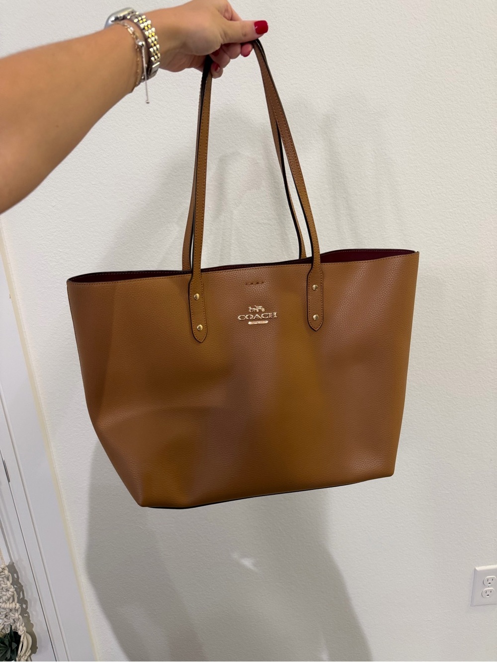 Coach Tote Bag in Caramel Brown